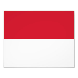 Monaco Flag Photo Print