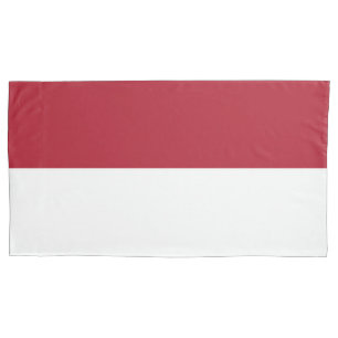 Monaco flag pillowcase