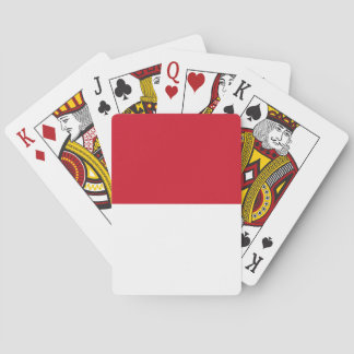 Monaco Flag Playing Cards