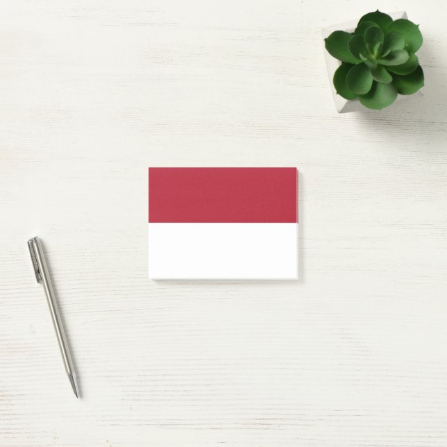 Monaco flag post-it notes (Office)