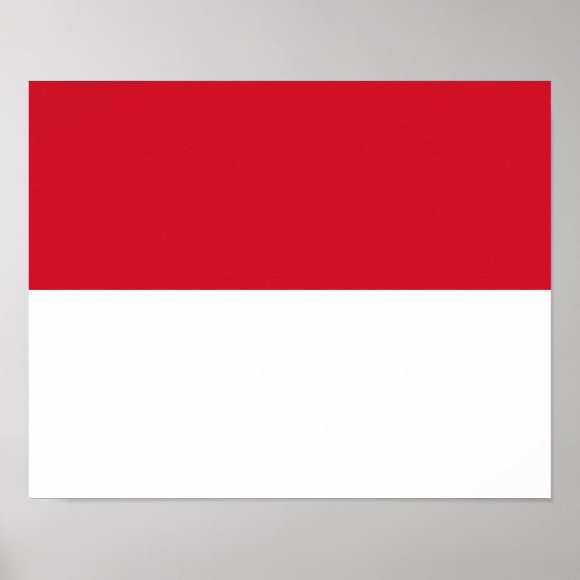 Monaco Flag Poster (Front)