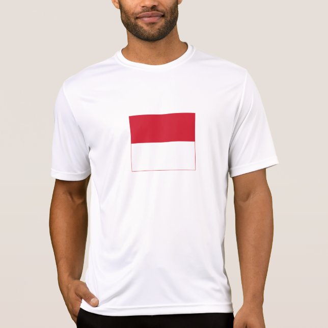 Monaco Flag T-Shirt (Front)