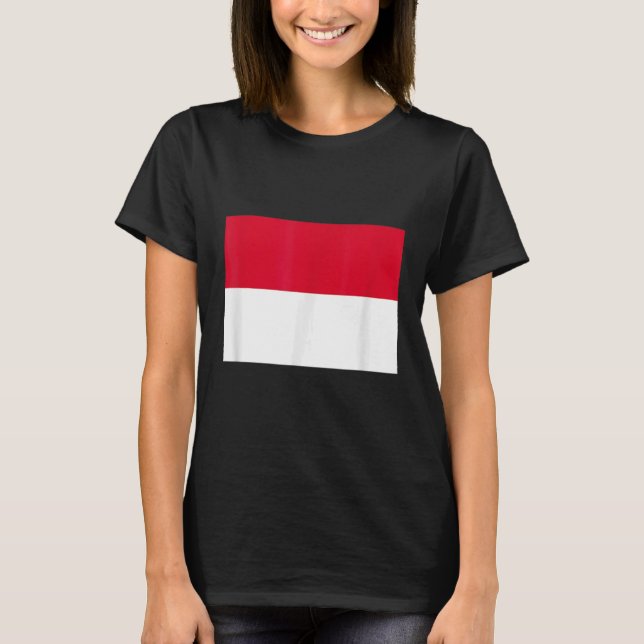 Monaco flag T-Shirt (Front)