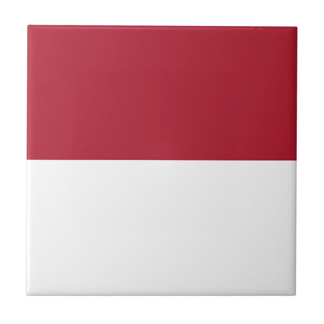 Monaco flag tile (Front)