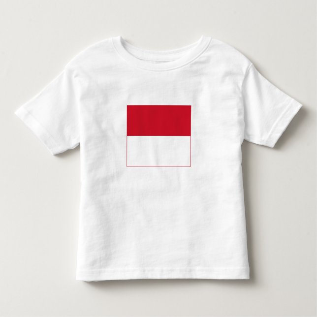 Monaco Flag Toddler T-Shirt (Front)