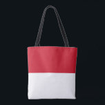 Monaco Flag Tote Bag<br><div class="desc">Patriotic flag of Monaco.</div>