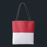 Monaco Flag Tote Bag<br><div class="desc">Patriotic flag of Monaco.</div>