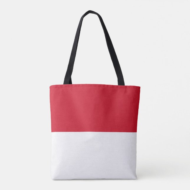 Monaco Flag Tote Bag (Back)