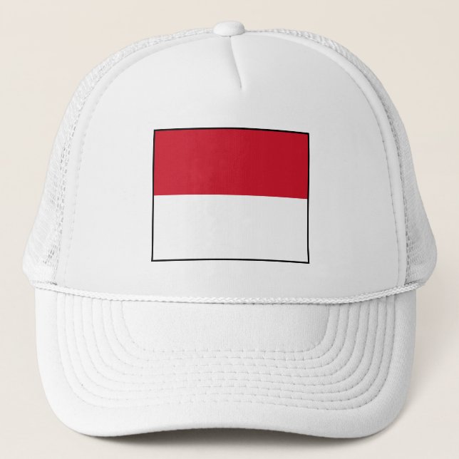 Monaco Flag Trucker Hat (Front)