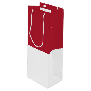 Monaco flag wine gift bag
