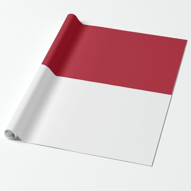Monaco flag wrapping paper (Unrolled)