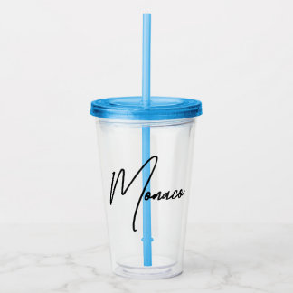 Monaco Grand Prix Luxury Riviera Lifestyle Acrylic Tumbler