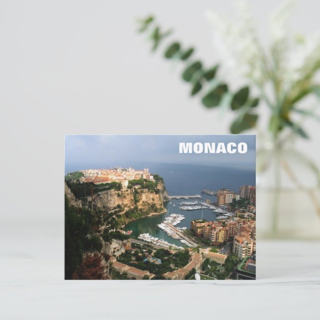 Monaco Magnet Postcard (Standing Front)