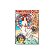 Monaco Monte Carlo by Alphonse Mucha