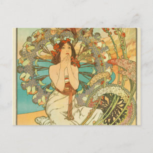 Monaco, Monte-Carlo, Chemins de Fer P.L.M by Mucha Postcard