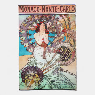 Monaco Monte Carlo Tea Towel