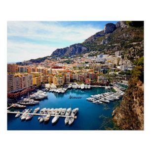 Monaco Port Poster