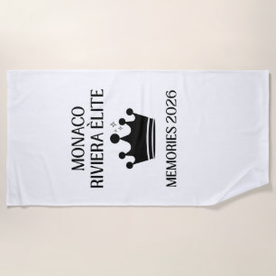 Monaco Riviera Elite 2026 Luxury Beach Towel