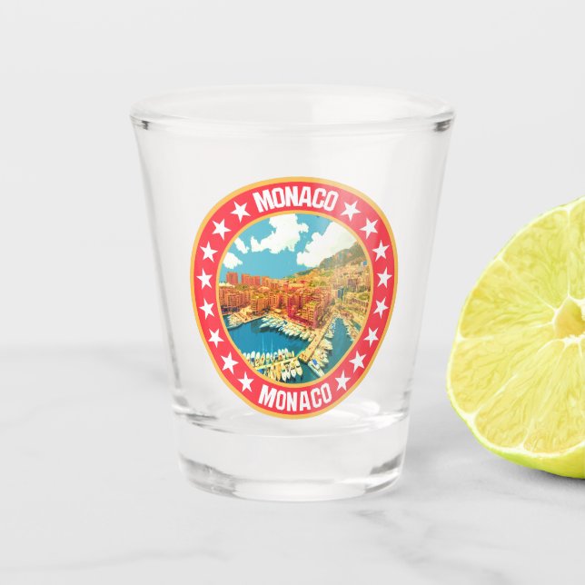 Monaco                                             shot glass (Front)