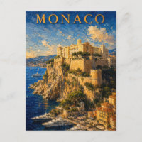 Monaco: Sunny Coast Palace Art Souvenir