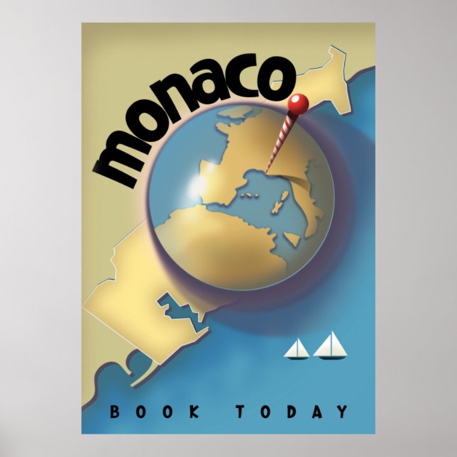Monaco Travel poster  (Front)