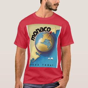 Monaco vintage style travel poster T-Shirt