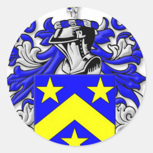 Monahan Coat of Arms Classic Round Sticker