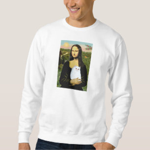 MonaLisa - White Persian kitten #49 Sweatshirt