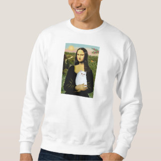 MonaLisa - White Persian kitten #49 Sweatshirt