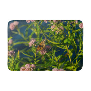 Monarch And Milkweed Bath Mat