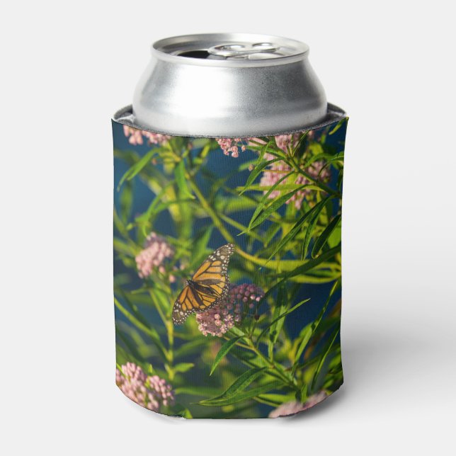 Monarch And Milkweed Can Cooler (Can Front)