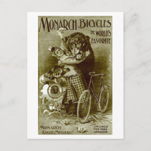 Monarch Bicycles Postcard