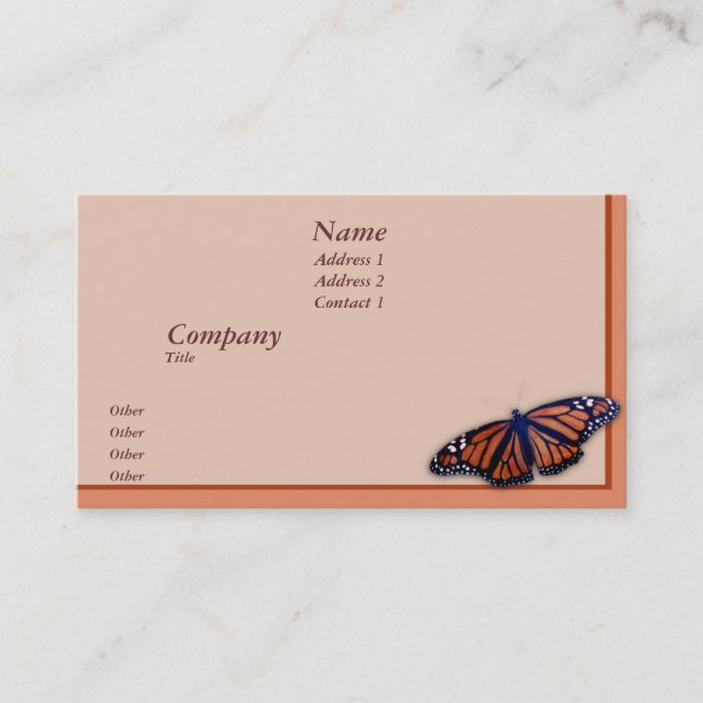 Monarch Business Card (Front)
