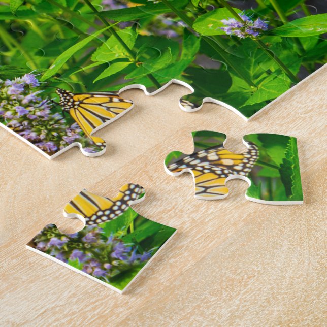 Monarch Butterflies 11 x 14 Puzzle - Challenging (Side)