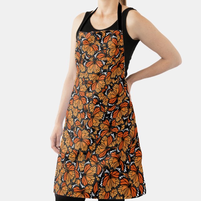Monarch Butterflies Allover Apron (Insitu)