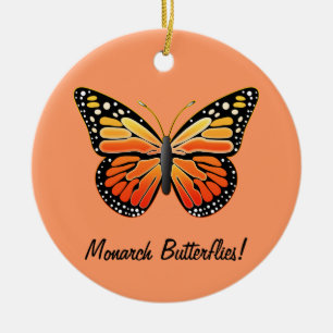 Monarch Butterflies Ceramic Tree Decoration