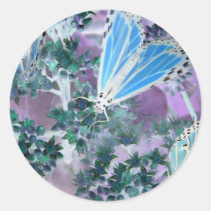 Monarch Butterflies Classic Round Sticker