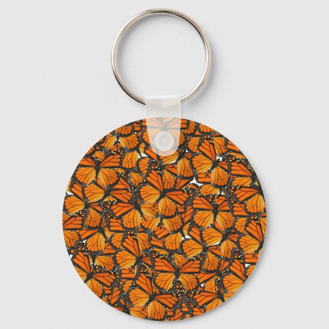 Monarch butterflies key ring (Front)