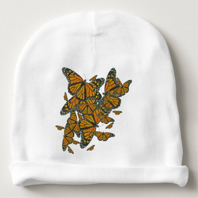 Monarch Butterflies - Migration Baby Beanie (Front)