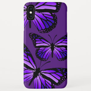 Monarch Butterflies on Purple Case-Mate iPhone Case