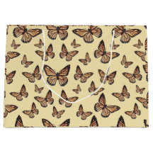 Monarch Butterflies on Yellow