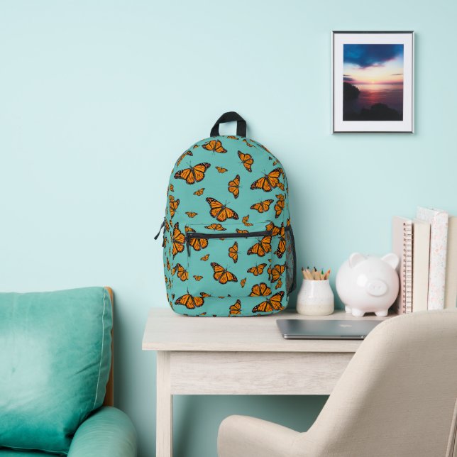 Monarch butterflies  printed backpack (Insitu)