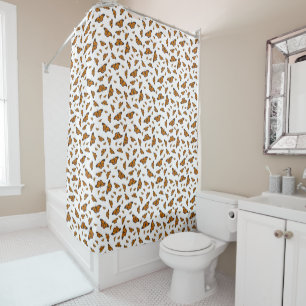 Monarch butterflies  shower curtain