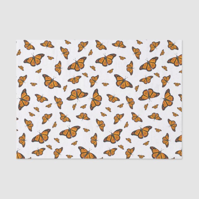 Monarch butterflies  tissue paper (Front)