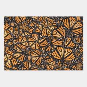 Monarch Butterflies  Wrapping Paper Sheet