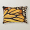 Monarch Butterfly Abstract Accent Pillow