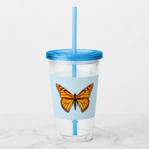 Monarch Butterfly Acrylic Tumbler