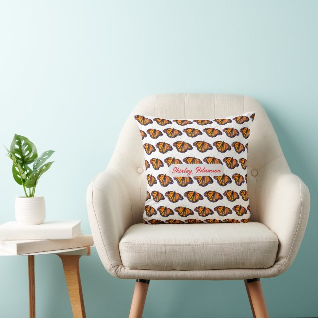 Monarch Butterfly all-over Cushion (Chair)