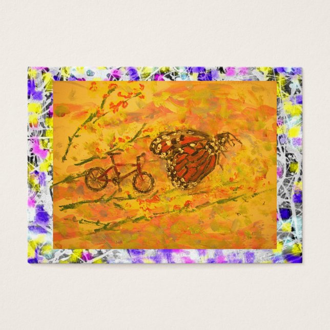 monarch butterfly and bicycle drip (Front)