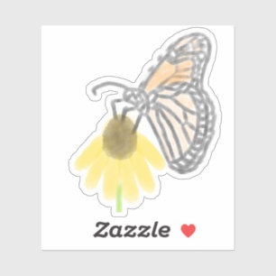 Monarch Butterfly and Black-Eyed Susan